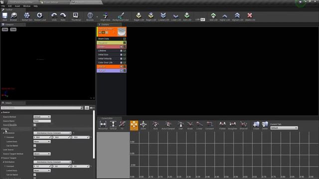 Создание Beam частиц (Particle System) в Unreal Engine 4|Видео урок Unreal Engine|Создание игр