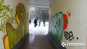 В Ейск 16 февраля пришла зима!Как мы подготовились??Центр, озеро, инфраструктура. Для настроения ?)