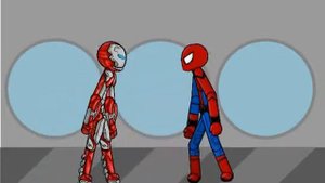 железный человек против человека паука