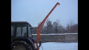 Самодельный подъемник на трактор МТЗ.