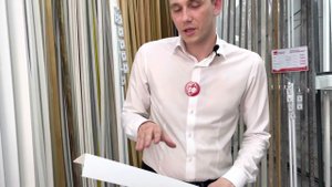 Белый ПВХ угол 60х60