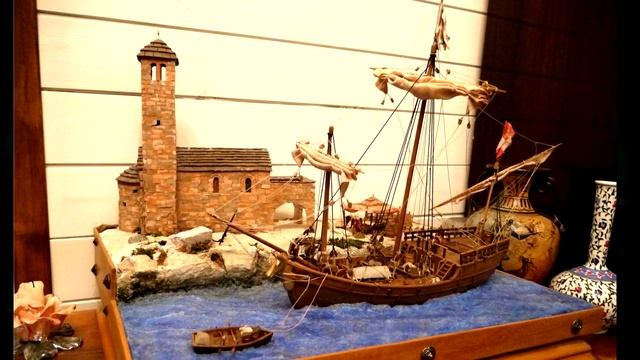 Лучшие диорамы, парусные корабли. The best dioramas sailing ships. смотреть онлайн