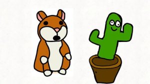 битбокс батл с кактусом и хамяком вторая часть (анимация)