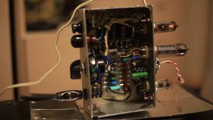 Fender Champ 5c1 - like amp from Scrap Parts (Гитарный усилитель на лампах 6ж1п, 6п14п,6ц4п)