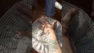 Как укрепить поля вязаной шляпы. #мкповязанию