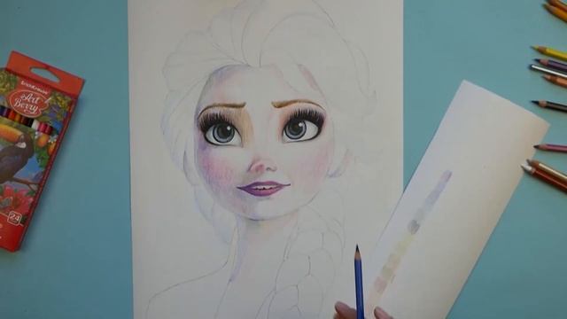 Рисуем Эльзу из "Холодное Сердwе". How To Draw Elsa (Frozen): Art School смотреть онлайн
