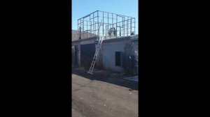 Стройка второго этажа на крыше гаража