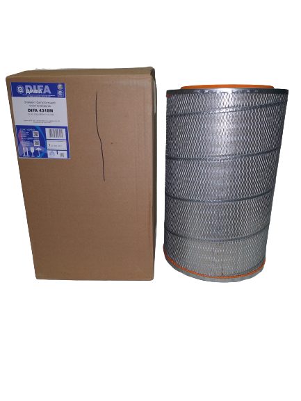 Воздушный фильтр для ММЗ,МАЗ,КСК,ПАЗ DIFA 4318M. Air filter for vehicles