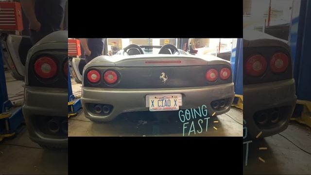 Ferrari gets new spark plugs.. 2001 Ferrari 360 spider. Runs smooth смотреть онлайн