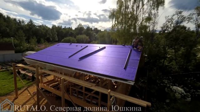 Монтаж гибкой черепицы каркасной бани 6х8 смотреть онлайн