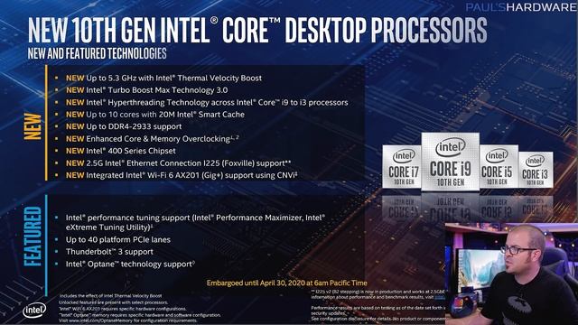 Intel Finally Launches Desktop Comet Lake-S! смотреть онлайн
