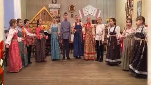 Плясовая песня "У бабушки, у Варварушки". Детский фольклорный ансамбль "Прекраса".