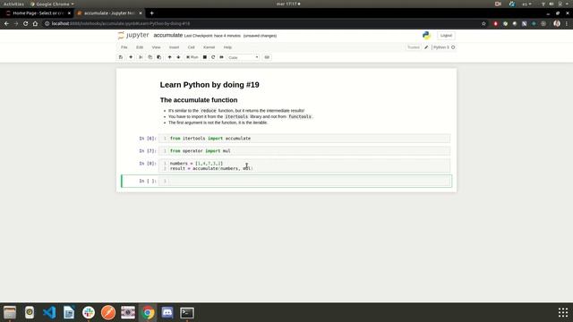 Advanced Python Skills - Accumulate