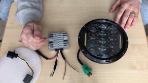 Фара FADUIES с Aliexpress для мотособаки, мотобуксировщика.