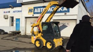 Обзор Мини погрузчик KOMATSU SK820-5