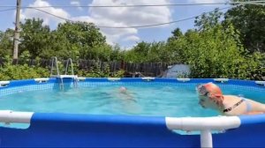 Ура! Купаемся В Бассейне  Лето 2021