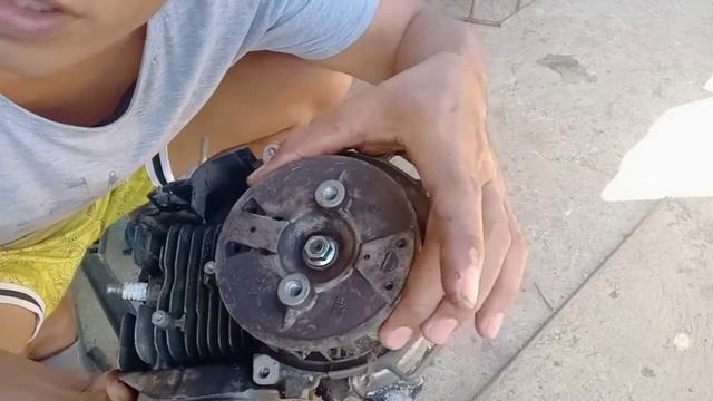 Honda GX35/ Timing belt replacing step by step- (Part-2) смотреть онлайн