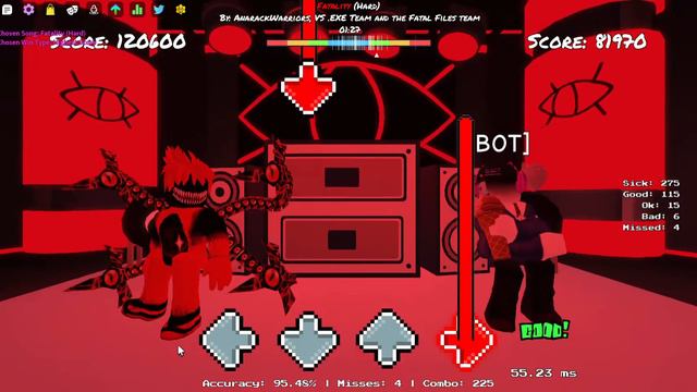 Roblox Funky Friday (Sonic.exe/Fatal Files) Fatal Error Character смотреть онлайн