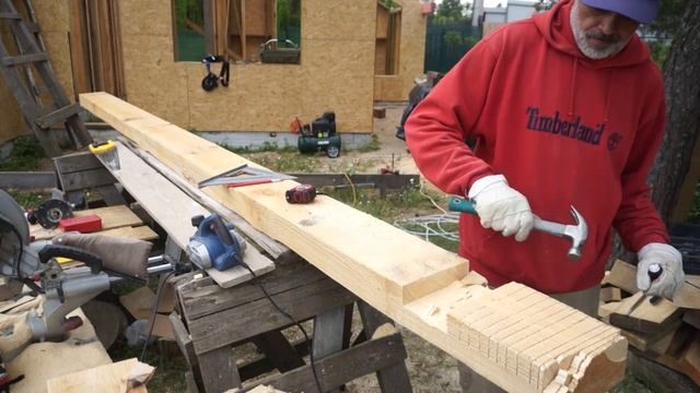 Строим каркасный дом своими руками. Часть-16 смотреть онлайн