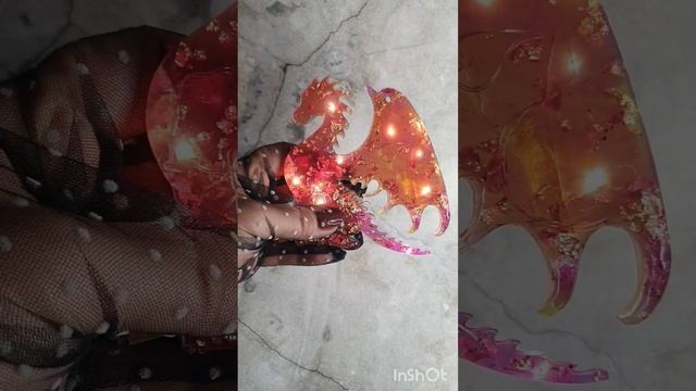 светящийся дракон из эпоксидной смолы смотреть онлайн