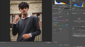 How to make a Cinematic gradient Using Camera Raw filter | Photoshop