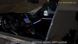 Honda BREEZE Ambient light car interior #ambientlight #modifiedcars #carmodification #Honda #breeze