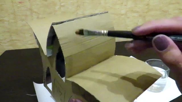 DIY Fairy House using cardboard. Simple beautiful house. смотреть онлайн