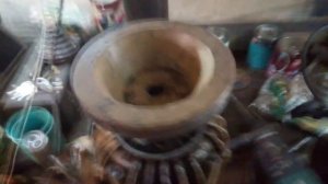 как снять шкив с двигателя перфоратором