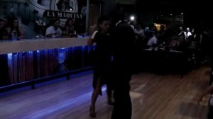 Angela Lineros And Ricardo Cabrera - Milonga de Gala bailan "Loca"