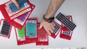 Обзор Силиконовые накладки на MacBook Air/Pro всех типов с русскими буквами