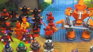 LEGO Nexo Knights минифигурки коллекция обзор