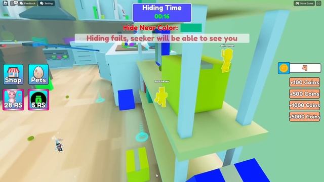 Roblox Colour Matching Hide And Seek With Oggy And Jack | Rock Indian Gamer | смотреть онлайн