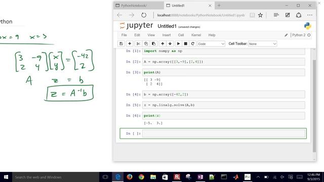 Solve Linear Equations with Python смотреть онлайн