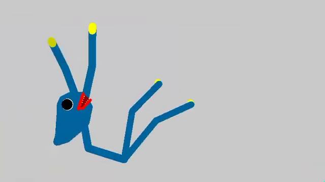 Poppy Playtime - Huggy Wuggy death!! Stick Nodes animation смотреть онлайн