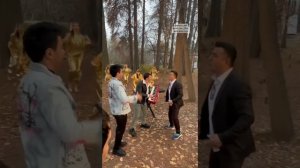 Jahongir Poziljonov Sakit Somedov Janob Rasul klip olish jarayoni!