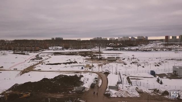 Строительство станции "Потапово" Сокольнической линии (01.03.2021) смотреть онлайн
