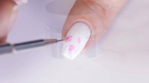 EASY GEL NAILS - Soft Flowers with Indigo Nails Arte Brillante