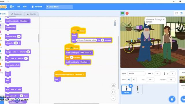 A Short Story Making In Scratch | Step By Step смотреть онлайн