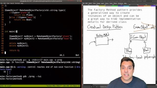 Design Patterns - Factory Method Pattern Explanation and Implementation in C++ смотреть онлайн