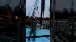 Забивка свай / Задавливание свай / Фундамент на жб сваях