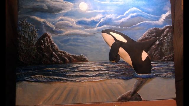 Барельеф,Рельефное панно, рельефная роспись, "Касатка" смотреть онлайн