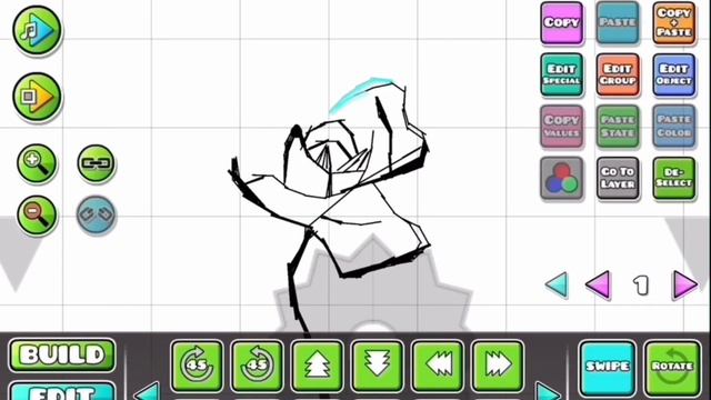 Geometry dash rose art (sketch style) by me смотреть онлайн