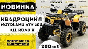 Квадроцикл MotoLand ATV 200 ALL ROAD Х