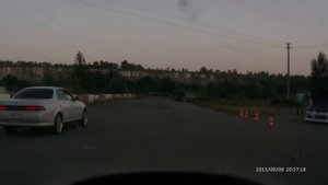 Ауди 80 против Марк2 402 метра  в Белом Колодце