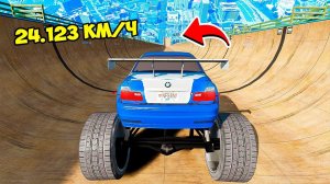 СПУСК БЕЗ ТОРМОЗОВ НА BMW M3 GTR МОНСТР ИЗ NFS MOST WANTED ПО ТРАМПЛИНУ  ГТА 5 МОДЫ РАЙЛЮХА