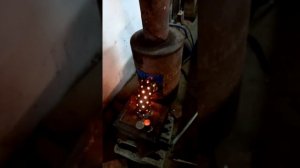 Приставка на отработке к печке "Буржуйка"
