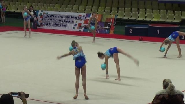 Команда СШОР 74 - 1, попытка 1, Первенство Москвы, 2014, декабрь. 5 мячей, 1 разряд смотреть онлайн