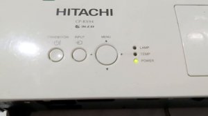 how to fix lcd projector hitachi cp-rx94 blinking red lamp led - proyektor hitachi tak tampil lampu