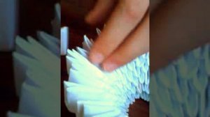 Модульное оригами Лебедь!