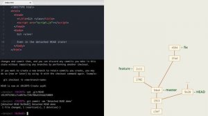 3.6 Git – Ветки – Состояние отделённой HEAD
